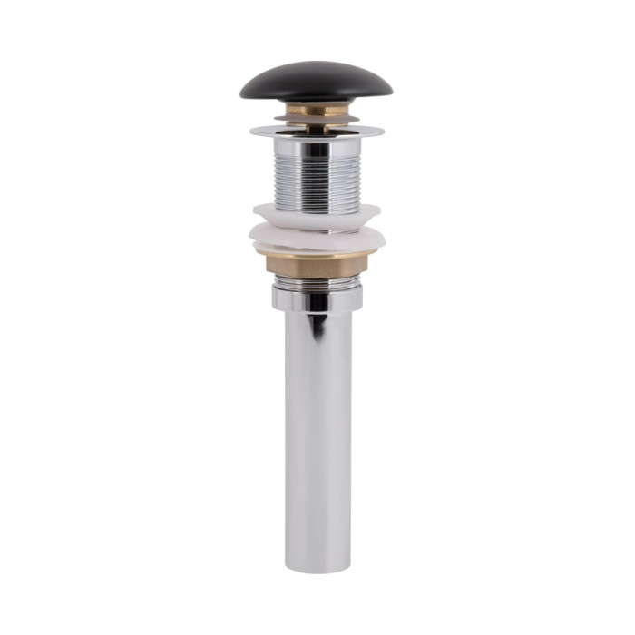Донний клапан для раковини Qtap PU03 225х70х70 Matt black
