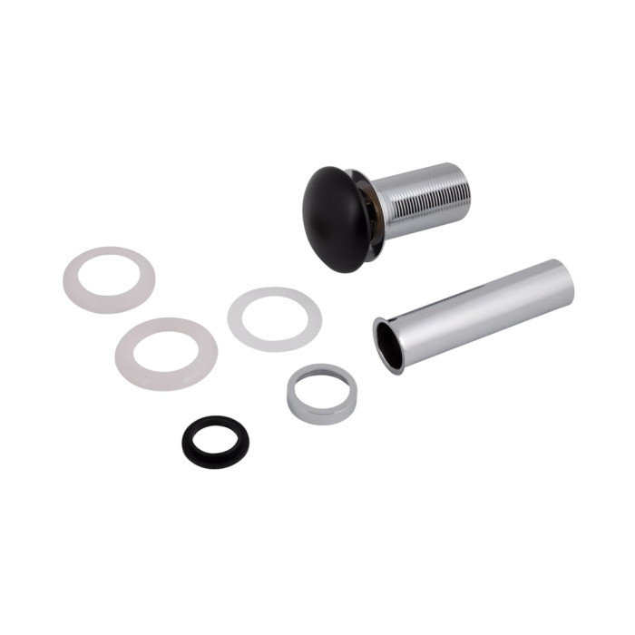 Донний клапан для раковини Qtap PU03 225х70х70 Matt black