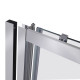 Душові двері в нішу Qtap Taurus CRM201-11.C6 110-120x200 см, скло Clear 6 мм, покриття CalcLess