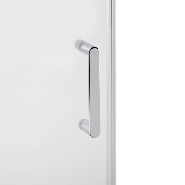 Душові двері в нішу Qtap Taurus CRM2012-13.C6 120-130x200 см, скло Clear 6 мм, покриття CalcLess