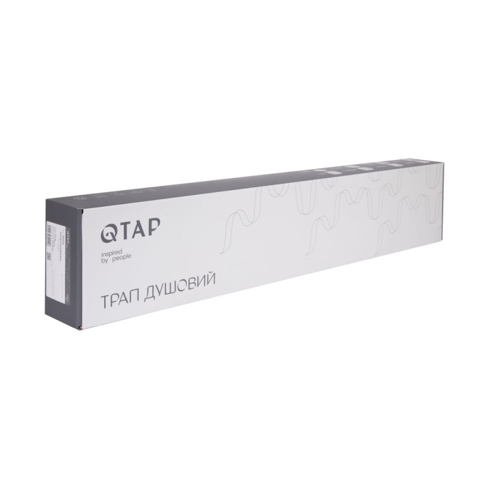 Трап Qtap Dry Tile304-600 лінійний з сухим закривом під плитку 600 мм
