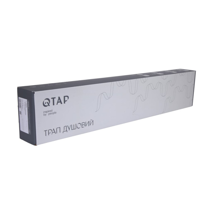 Трап Qtap Dry Tile304-600 лінійний з сухим закривом під плитку 600 мм