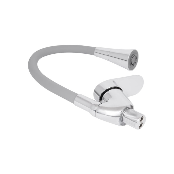 Змішувач для кухні Lidz Tani 008F3 з гнучким виливом (k40) LDTAN008F3GCR39507 Chrome/Grey