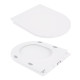 Унітаз-компакт Qtap Presto безобідковий з сідінням Soft-close QT24221217AW