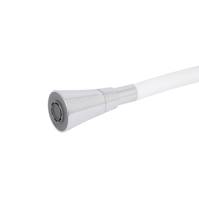 Змішувач для кухні Lidz Tani 007F3 з гнучким виливом (k40) LDTAN007F3WCR40423 Chrome/White