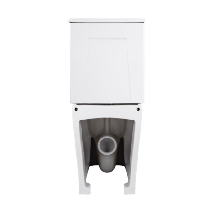 Унітаз-компакт Qtap Nando безобідковий з сидінням Soft-close QT12221222AW