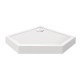 Душовий піддон Qtap Diamond 301112 100x100x12 см + сифон