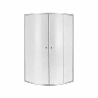Душова кабіна Lidz Latwa SC80x80.SAT.HIGH.FR, скло Frost 4 мм без піддона