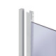 Душова кабіна Lidz Latwa SC90x90.SAT.MID.GR, скло тоноване 4 мм без піддона