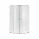 Душова кабіна Lidz Latwa SC90x90.SAT.LOW.FR, скло Frost 4 мм без піддона