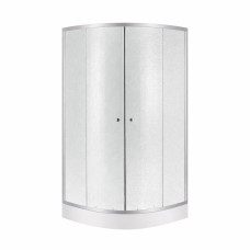 Набір Lidz душова кабіна Latwa SC80x80.SAT.LOW.FR, скло Frost 4 мм + піддон Kupala