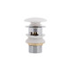 Донний клапан Pop-up для біде з переливом 70х70х110 mm White Qtap