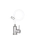Змішувач для кухні Lidz Aria 015F3 з гнучким виливом (k35) LDARI015F3WHI43362 White / Nickel