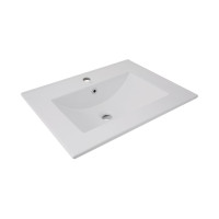 Раковина Qtap Albatross 620х460х180 White без донного клапану QT01113060CW1