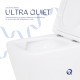 Унітаз підвісний Qtap Crow безобідковий з сідінням Soft-close QT05335171W