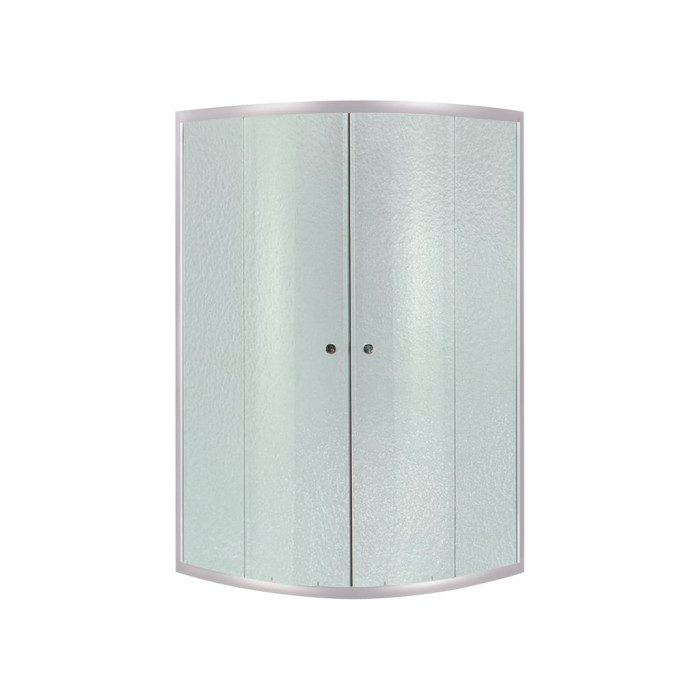 Душова кабіна Lidz Latwa SC90x90.SAT.LOW.FR, скло Frost 4 мм + Lidz Душовий піддон KAPIELKA ST90x90x14