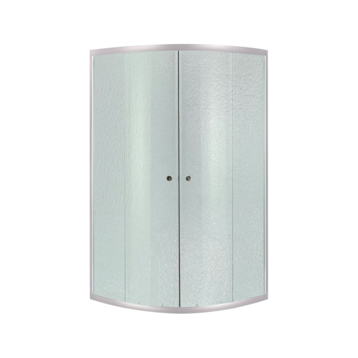 Душова кабіна Lidz Latwa SC80x80.SAT.LOW.FR, скло Frost 4 мм + Lidz Душовий піддон KAPIELKA ST80x80x14