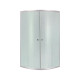 Душова кабіна Lidz Latwa SC80x80.SAT.LOW.FR, скло Frost 4 мм + Lidz Душовий піддон KAPIELKA ST80x80x14