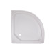 Душова кабіна Lidz Latwa SC80x80.SAT.LOW.FR, скло Frost 4 мм + Lidz Душовий піддон KAPIELKA ST80x80x14