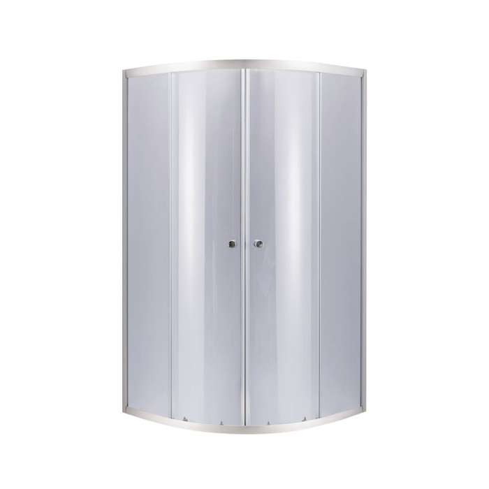 Душова кабіна Lidz Latwa SC80x80.SAT.LOW.GR, скло тон. 4 мм + Lidz Душовий піддон KAPIELKA ST80x80x14
