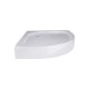 Душова кабіна Lidz Latwa SC80x80.SAT.LOW.GR, скло тон. 4 мм + Lidz Душовий піддон KAPIELKA ST80x80x14