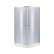 Душова кабіна Lidz Latwa SC80x80.SAT.LOW.GR, скло тон. 4 мм + Lidz Душовий піддон KAPIELKA ST80x80x14