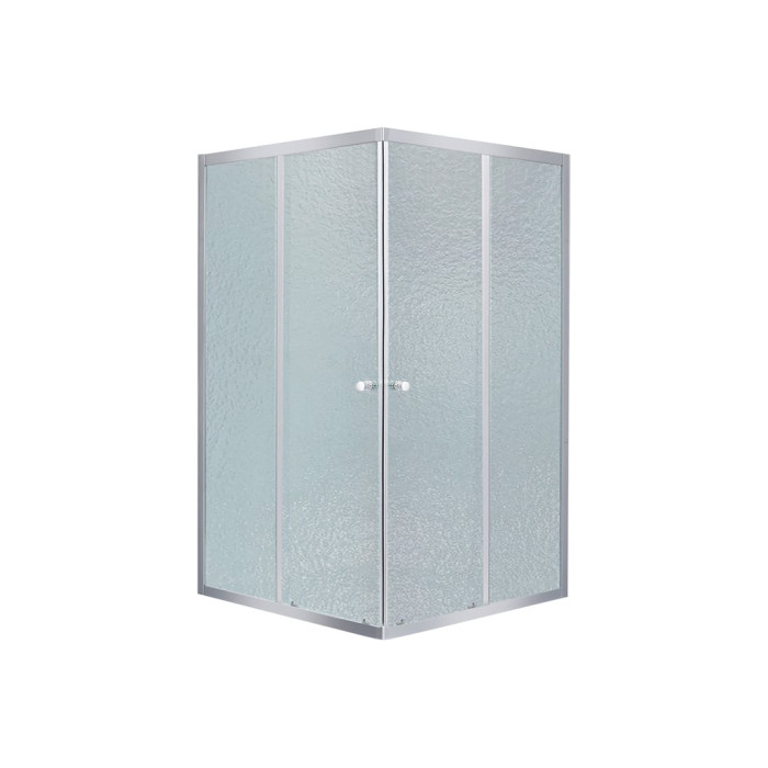 Душова кабіна Lidz Wawel SC90x90.SAT.LOW.FR, скло Frost 4 мм + Lidz Душовий піддон KAPIELKA ST90x90х14