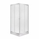 Душова кабіна Lidz Wawel SC90x90.SAT.LOW.FR, скло Frost 4 мм + Lidz Душовий піддон KAPIELKA ST90x90х14
