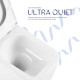 Унітаз підвісний Qtap Gemini безободковий з сидінням Soft-close QTGEM26W45430