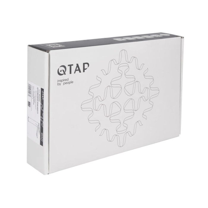Змішувач для раковини Qtap Presto високий QTPRE269CRW45577 Chrome/White