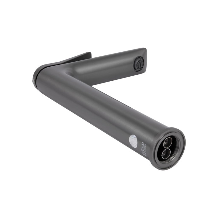 Змішувач для раковини Qtap Presto високий QTPRE269GRP45582 Graphite