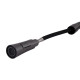 Змішувач для кухні Qtap Vlasta New з висувним виливом QTVLA344GMB45647 Gunmetal Black PVD