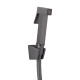 Змішувач для раковини Qtap Gemini (з гігієнічним душем) QTGEM272GMB45692 Gunmetal Black PVD
