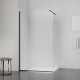 Душова перегородка Qtap Walk-In Standard BLM201.C8 100х200 см, скло Clear 8 мм, покриття CalcLess