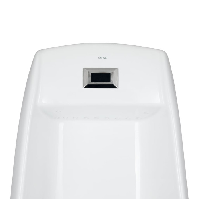 Пісуар підлоговий Qtap Scorpio з ІЧ-датчиком автоматичного змиву 430х370х990 White QT1488101HW