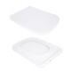 Унітаз підлоговий Qtap Tern Ultra Quiet безобідковий з сидінням Soft-Close QT17226003AW White