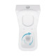 Унітаз-компакт Qtap Cardinal Ultra Quiet безободковий з сидінням Soft-close QT04222168AUQ3W