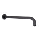Кронштейн для верхнього душу Qtap Trubice 370 мм округлий QTTRU120BLM45927 Black Matt