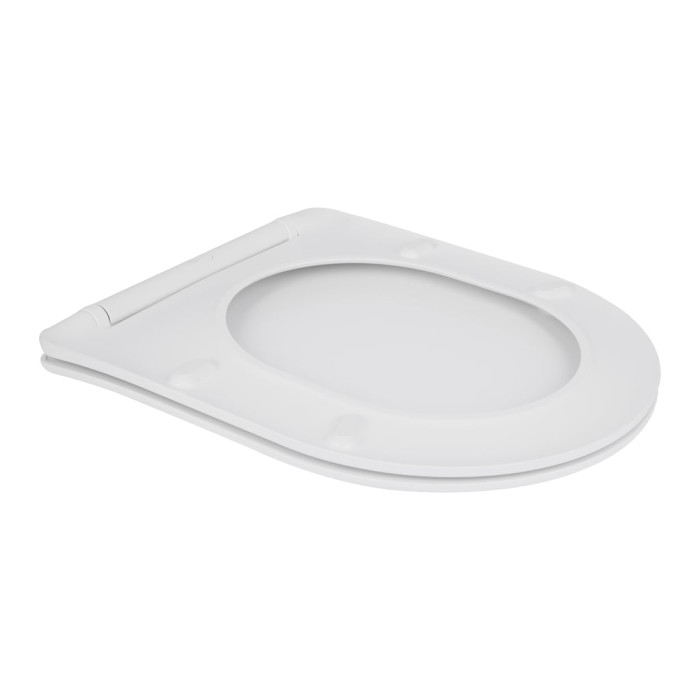 Сидіння для унітаза Qtap (Jay 490, Swan 490) з мікроліфтом Slim QT99SC6106W