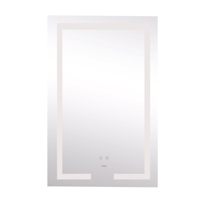 Дзеркало Lidz Kubis 500х800 з LED-підсвічуванням Touch, з антизапотіванням, з димером, рег. яскравості LD78LF9365080
