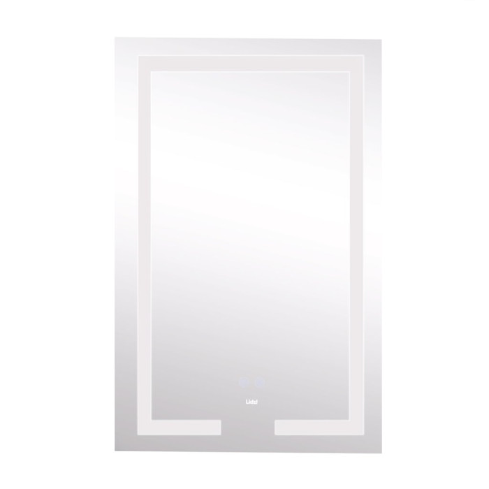 Дзеркало Lidz Kubis 500х800 з LED-підсвічуванням Touch, з антизапотіванням, з димером, рег. яскравості LD78LF9365080