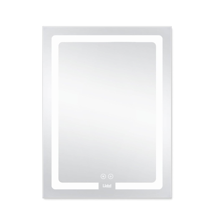 Дзеркало Lidz Kubis 600х800 з LED-підсвічуванням Touch, з антизапотіванням, з димером, рег. яскравості LD78LF9376080