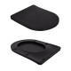 Унітаз підлоговий Qtap Scorpio Ultra Quiet безобідковий з сидінням Soft-close MATT BLACK QT14226088AMB