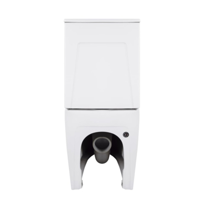 Унітаз підлоговий Qtap Robin New Ultra Quiet безобідковий з сидінням Soft-close WHITE QT13226083AW