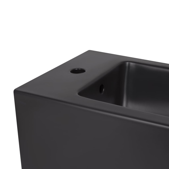 Біде підвісне Qtap Tern New 515x350x320 мм Matt Black QT17551303GMB
