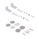 Унітаз підлоговий Qtap Aries Rimless безобідковий з сидінням Soft-close WHITE QT03228302W