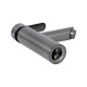 Змішувач для раковини Brinex Pure 001F низький  Graphite BRIPUR001FGRP