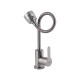 Змішувач для кухні Brinex Pure 015F41 з гнучким виливом   Nickel BRIPUR015F41NKL