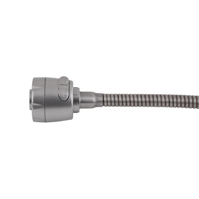 Змішувач для кухні Brinex Pure 015F41 з гнучким виливом   Nickel BRIPUR015F41NKL