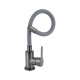 Змішувач для кухні Brinex Pure 015F3 з гнучким виливом   Graphite/Grey BRIPUR015F3GRG